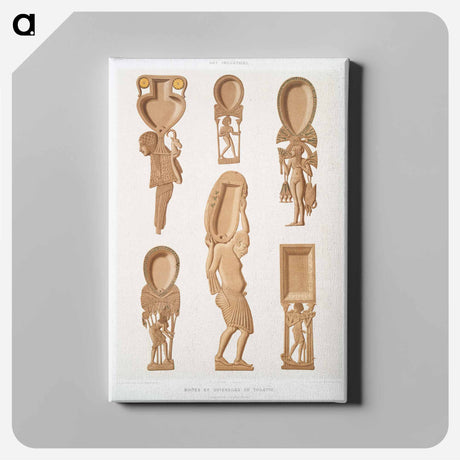 アートパネル-Egyptian Art Utensils and Boxes
 - エジプト美術史 Canvas.