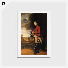 アートポストカード-Sir Richard Worsley - ジョシュア レノルズ Postcard.