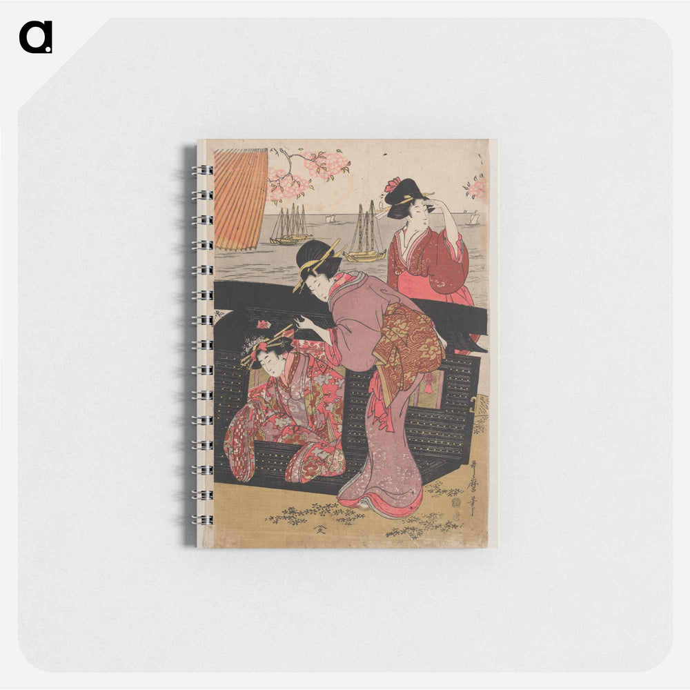 Gotenyama no hanami - 喜多川 歌麿 Memo.