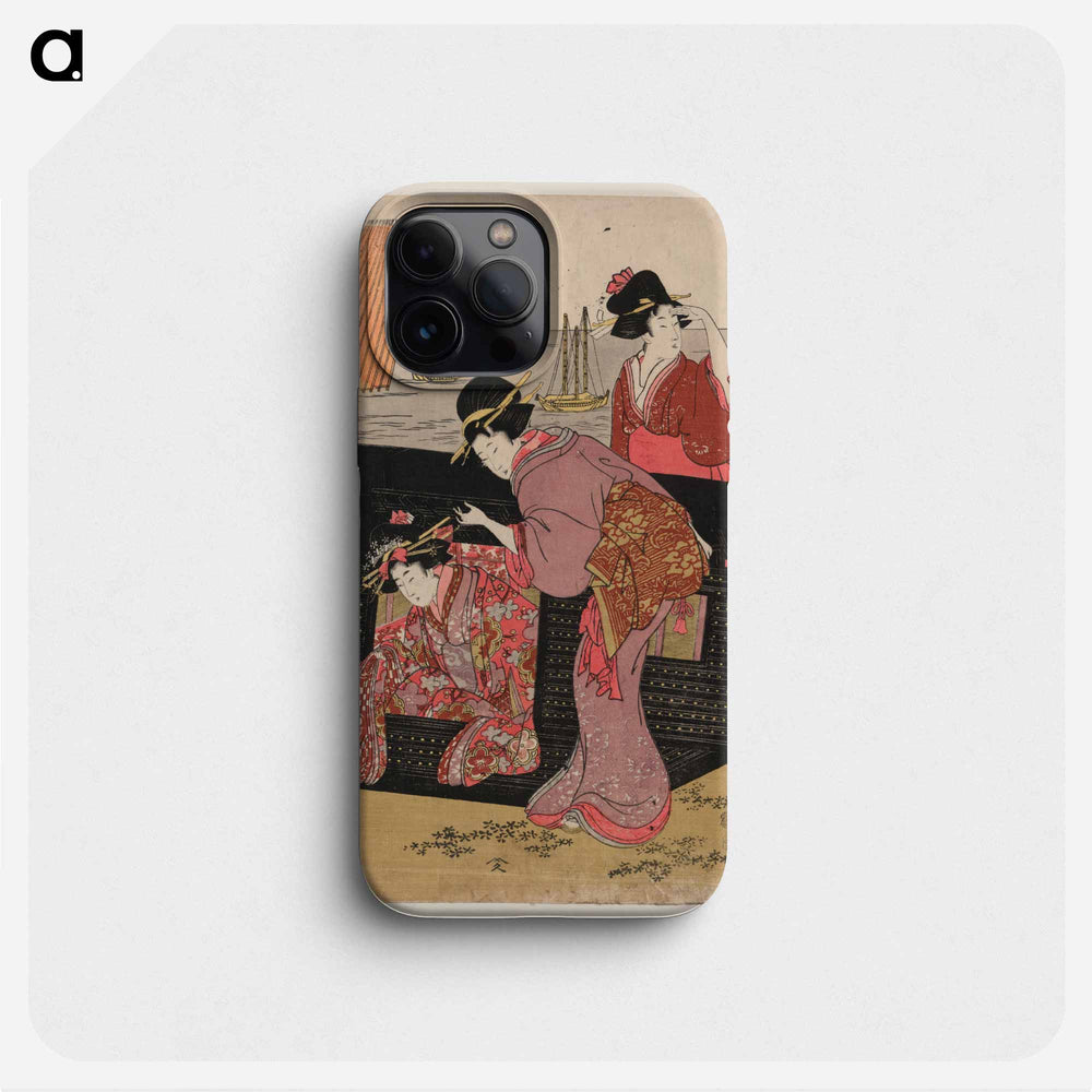Gotenyama no hanami - 喜多川 歌麿 Phone Case.