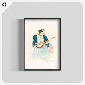 アートポスター-The Banjo Lesson - メアリー カサット Poster.