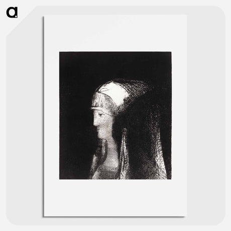 アートポスター-Druidesse - オディロン ルドン Poster.