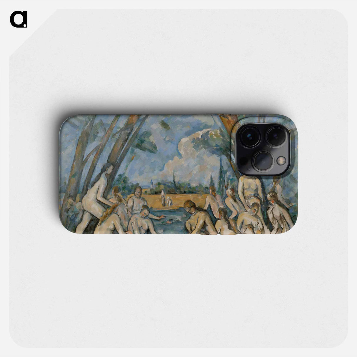 Les Grandes Baigneuses - ポール セザンヌ Phone Case.