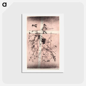 アートポストカード-The Tight Rope Walker (Seiltänzer)
 - パウル クレー Postcard.