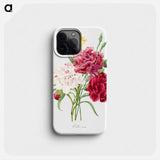 Carnation - Pierre Joseph Redouté Phone Case.