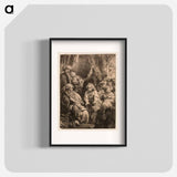 Joseph Telling His Dreams - Rembrandt van Rijn Poster.