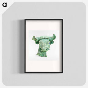 アートポスター-Bearded Bull's Head
 - セントルイス美術館 Poster.