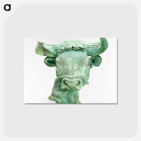 アートポストカード-Bearded Bull's Head
 - セントルイス美術館 Postcard.