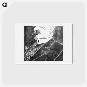 アートポストカード-Portrait of an Unknown Man with Cigar
 - サミュエル ジェスルン Postcard.