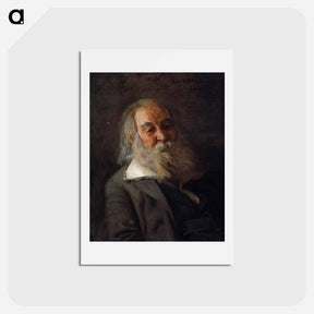 アートポストカード-Portrait of Walt Whitman - トーマス エイキンズ Postcard.