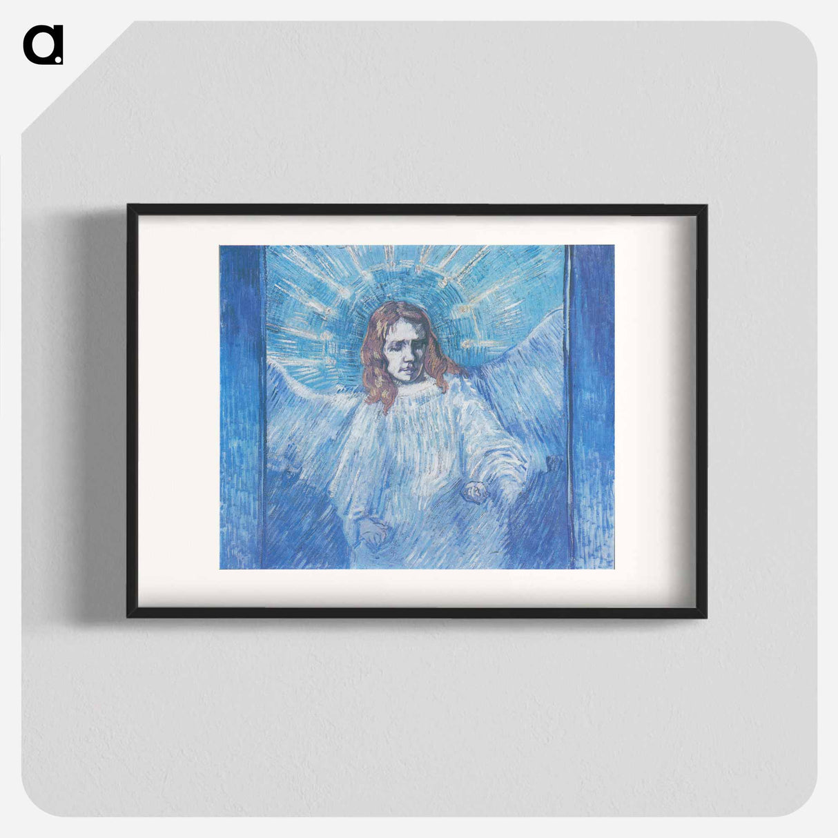 Half-figure of an Angel - Vincent van Gogh Poster.