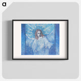 Half-figure of an Angel - Vincent van Gogh Poster.