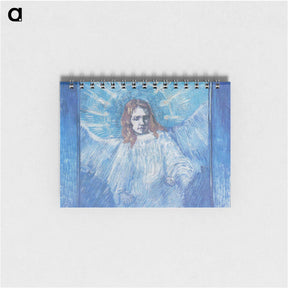 アートメモ帳-Half-figure of an Angel - フィンセント ファン ゴッホ Memo.