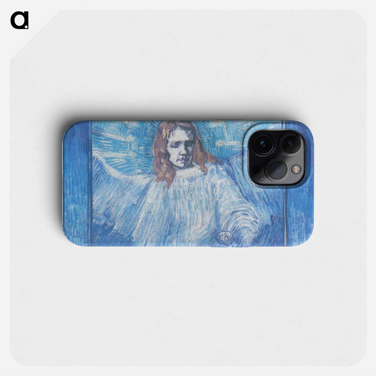 Half-figure of an Angel - Vincent van Gogh Phone Case.