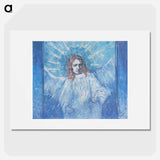 Half-figure of an Angel - Vincent van Gogh Poster.