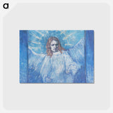 アートポストカード-Half-figure of an Angel - フィンセント ファン ゴッホ Postcard.