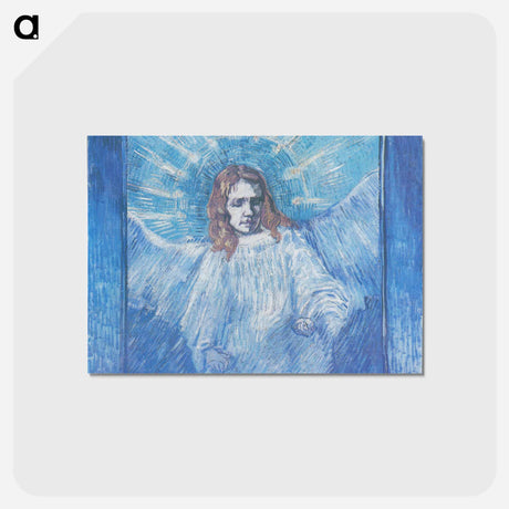 アートポストカード-Half-figure of an Angel - フィンセント ファン ゴッホ Postcard.