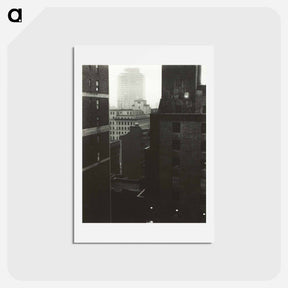 アートポストカード-From My Window at An American Place, Southwest - アルフレッド スティーグリッツ Postcard.