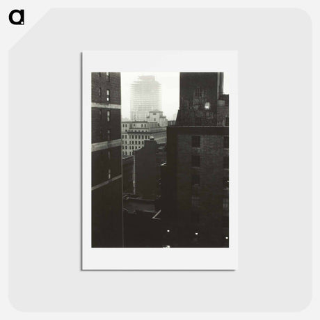 アートポストカード-From My Window at An American Place, Southwest - アルフレッド スティーグリッツ Postcard.