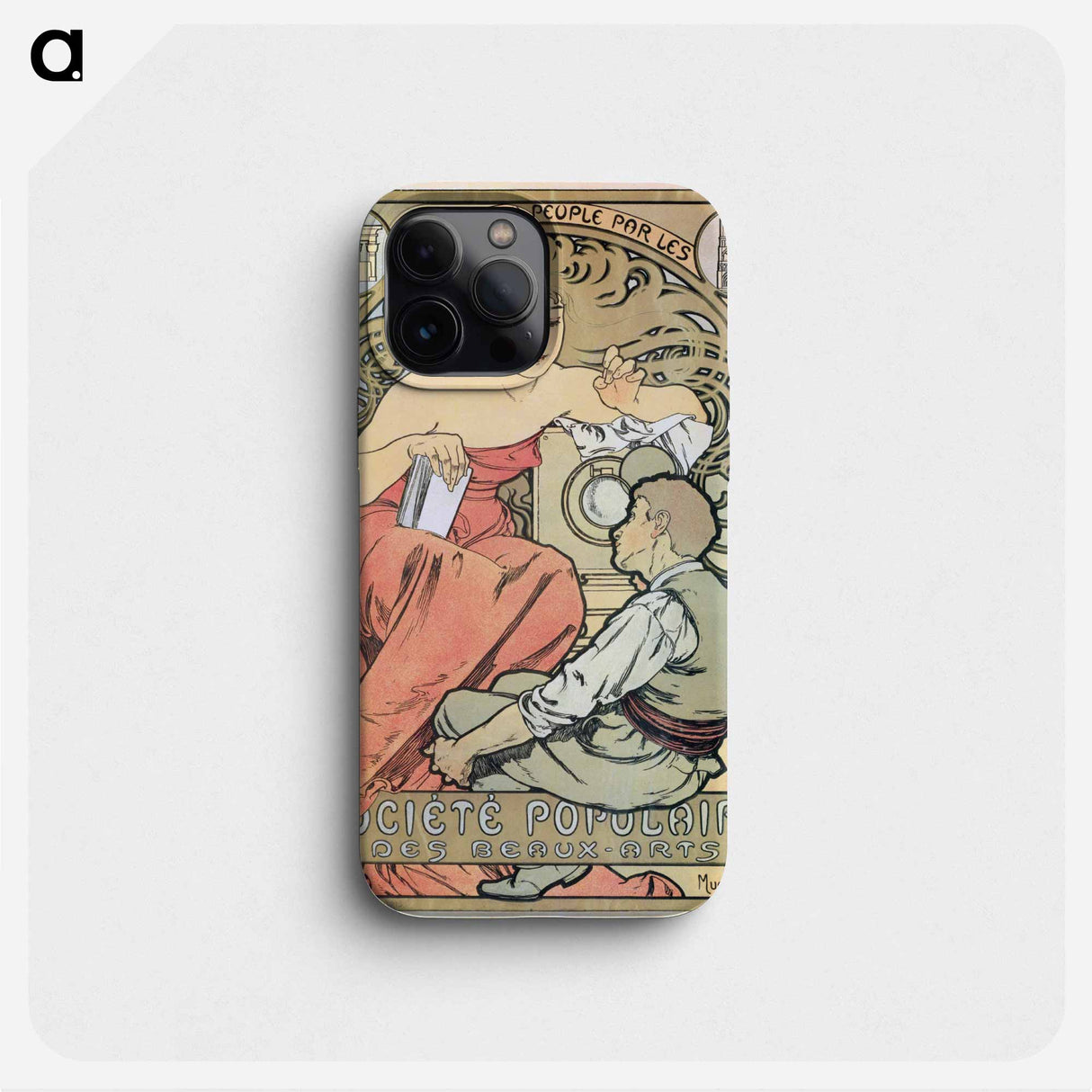 The People's Art Association - アルフォンス ミュシャ Phone Case.