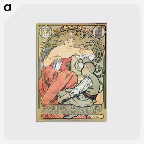 The People's Art Association - Alphonse Mucha Postcard.