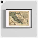 La Californie ou Nouvelle Caroline - アンティーク地図 Poster.