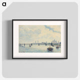 Charing Cross Bridge, London - Camille Pissarro Poster.