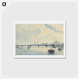 Charing Cross Bridge, London - カミーユ ピサロ Postcard.