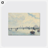 Charing Cross Bridge, London - カミーユ ピサロ Postcard.