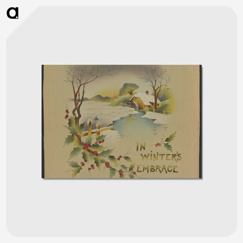 冬の抱擁 - クリスマス Postcard.