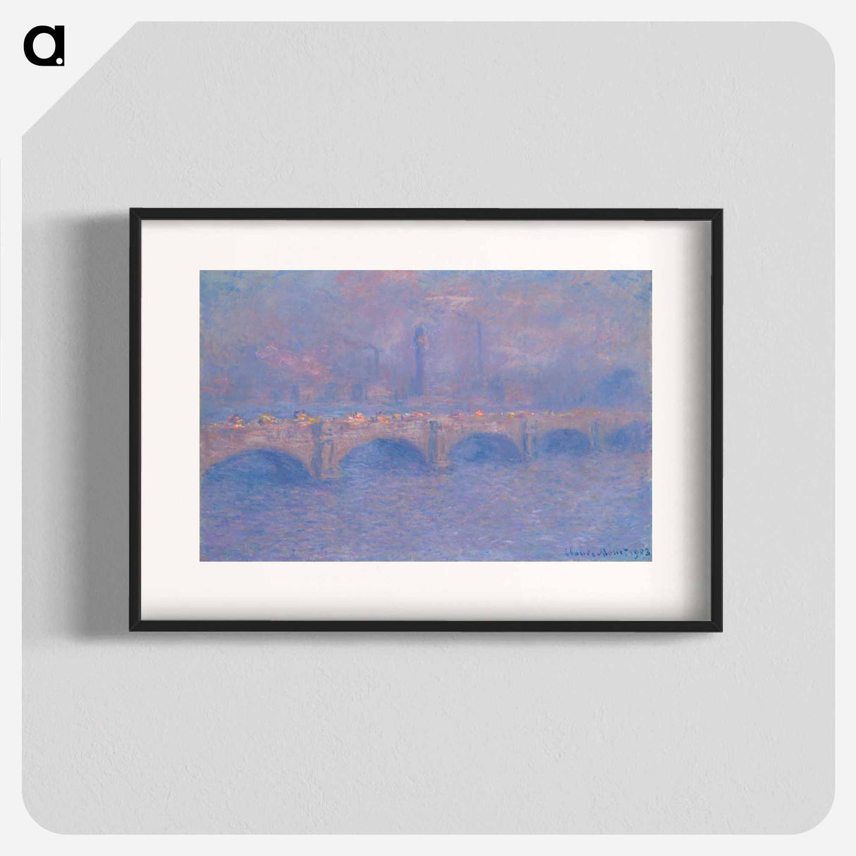 Waterloo Bridge, Sunlight Effect - Claude Monet Poster.