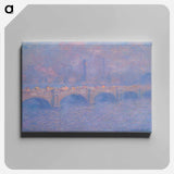 Waterloo Bridge, Sunlight Effect - Claude Monet Canvas.