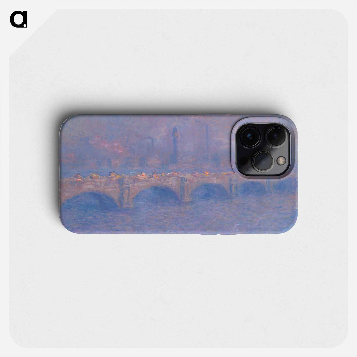 Waterloo Bridge, Sunlight Effect - クロード モネ Phone Case.