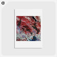 アートポストカード-Satellite Image of Northern California Wildfires
 - 上空からの地球 Postcard.