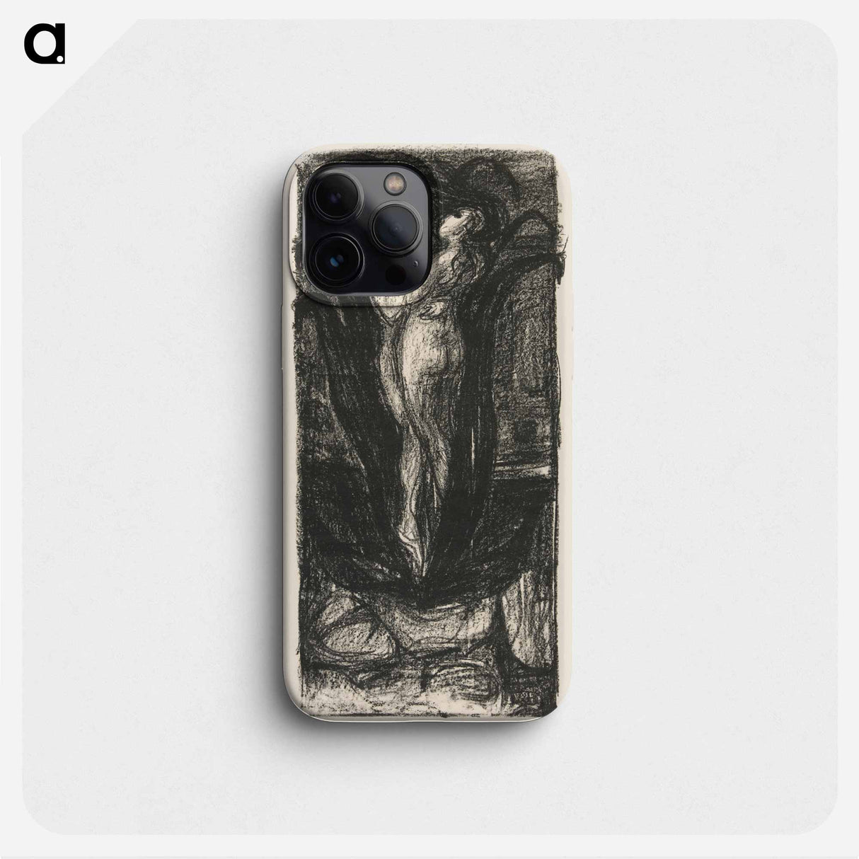 The Flower of Love - Edvard Munch Phone Case.