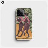 English Step Dancers - Ernst Ludwig Kirchner Phone Case.