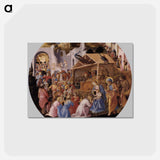 アートポストカード-Adoration of the Magi - フラ アンジェリコ Postcard.