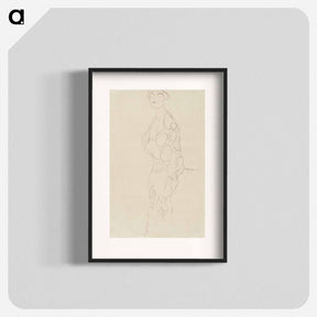 アートポスター-Standing Woman - グスタフ クリムト Poster.
