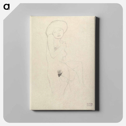 Standing Woman - グスタフ クリムト Canvas.