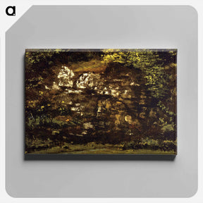 アートパネル-In the Woods - ギュスターヴ クールベ Canvas.