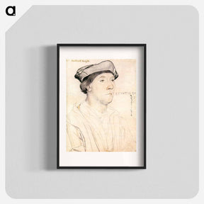 アートポスター-Portrait of Sir Richard Southwell - ハンス ホルバイン Poster.