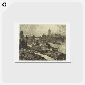 アートポストカード-Approach to Segovia
 - ジョセフ ペネル Postcard.