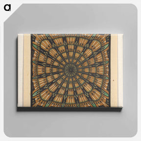 アートパネル-Ontwerp voor een vierkant kleed - ユリー デ フラーハ Canvas.