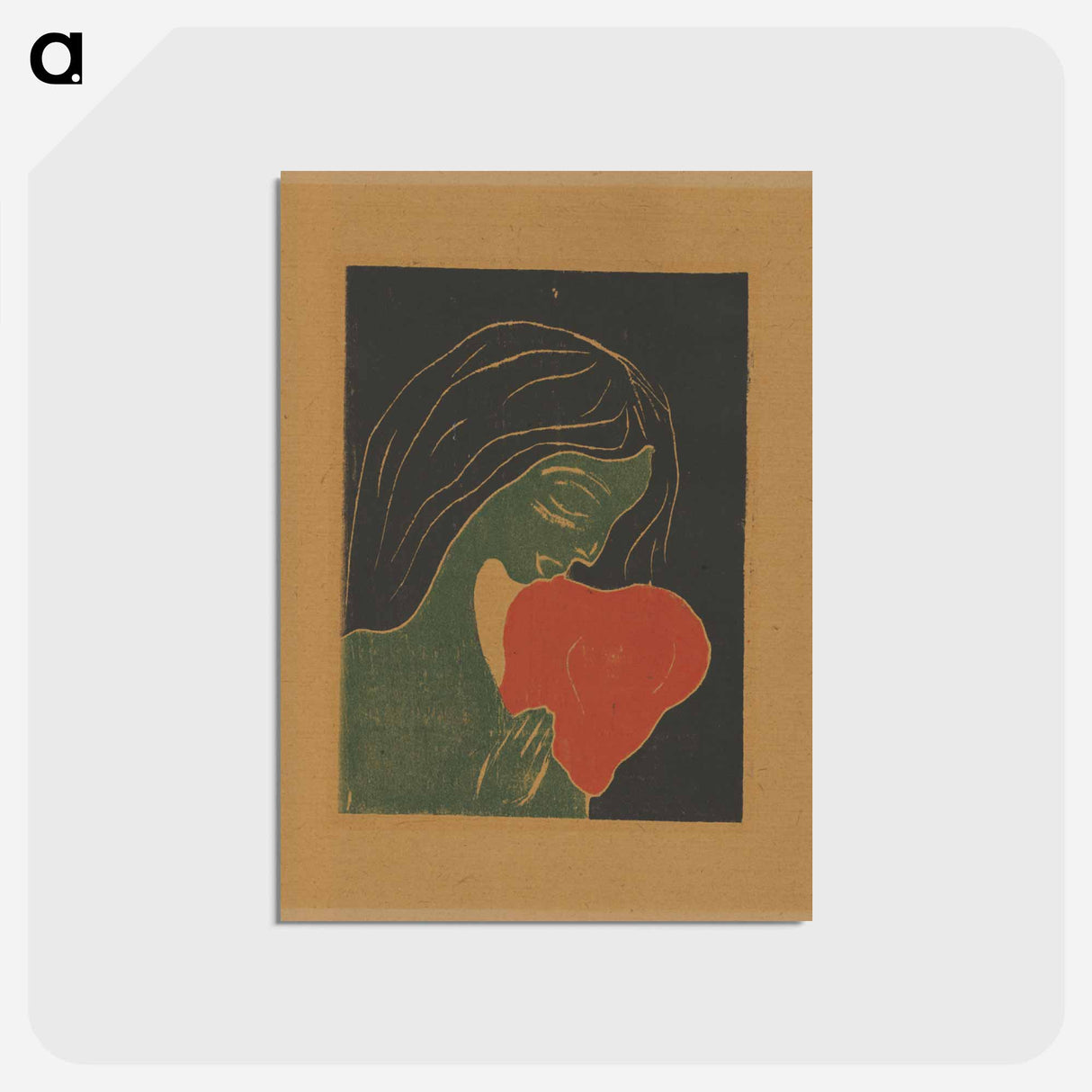 アートポストカード-Das Herz
 - バーゼル美術館 Postcard.