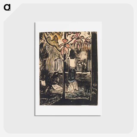 アートポストカード-Fragrance - ポール ゴーギャン Postcard.