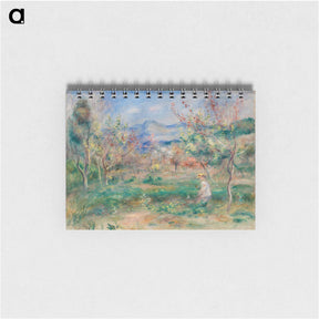 アートメモ帳-Landscape (Paysage) - ピエール オーギュスト ルノワール Memo.