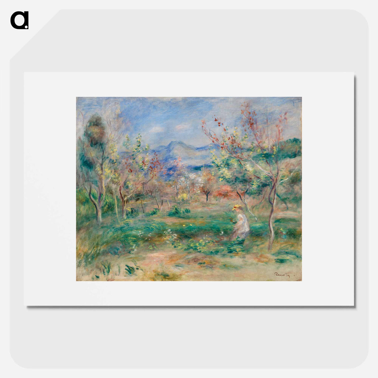 Landscape (Paysage) - Pierre-Auguste Renoir Poster.