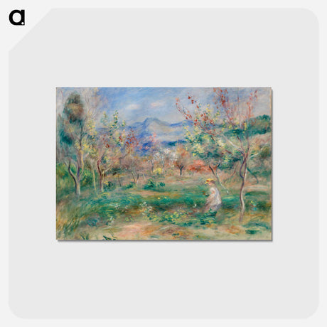 アートポストカード-Landscape (Paysage) - ピエール オーギュスト ルノワール Postcard.