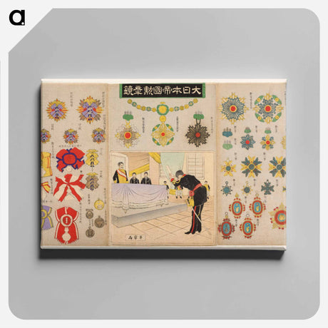 アートパネル-Mirror of Decorations of the Empire of Great Japan
 - セントルイス美術館 Canvas.