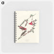 アートメモ帳-Purple Finch from Birds of America
 - アメリカの鳥たち Memo.